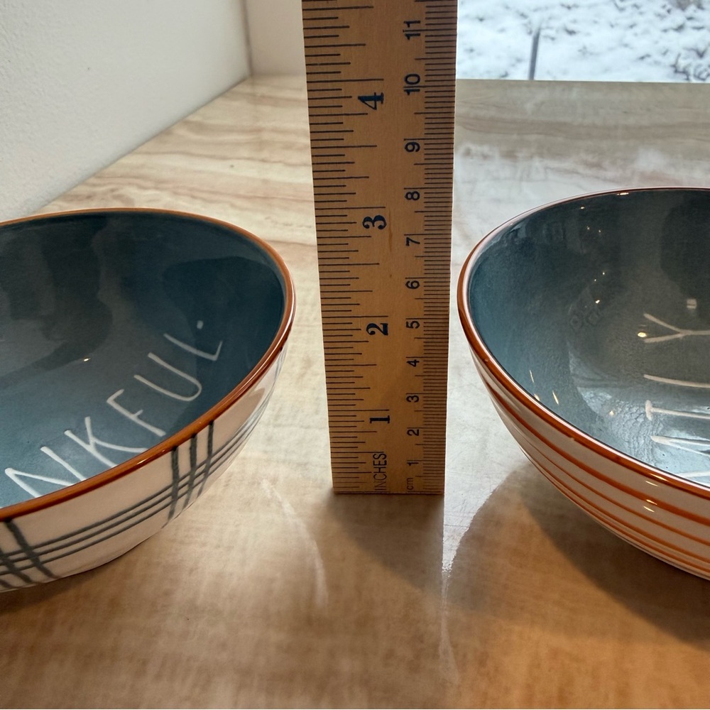 Blue Ceramic Rae Dunn Bowls - Picture 8 of 14